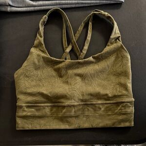Lululemon Olive Green Crisscross Back